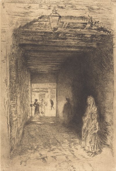 Die Bettler, 1879-1880 von James Abbott McNeill Whistler