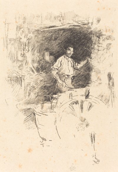 Der Schmied, 1895-1896 von James Abbott McNeill Whistler