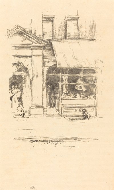 Der Hund des Metzgers, 1896 von James Abbott McNeill Whistler