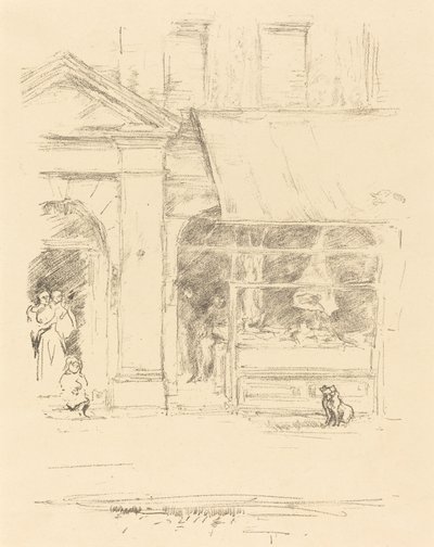 Der Hund des Metzgers, 1896 von James Abbott McNeill Whistler