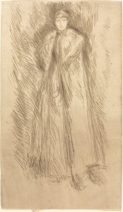 Der Pelzmantel von James Abbott McNeill Whistler