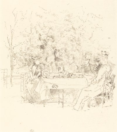 Der Garten, 1891 von James Abbott McNeill Whistler