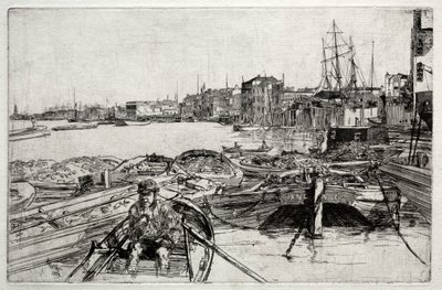Der Teich, 1859 von James Abbott McNeill Whistler