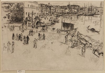 Die Riva, 1879-1880 von James Abbott McNeill Whistler