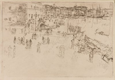 Die Riva, 1879-1880 von James Abbott McNeill Whistler