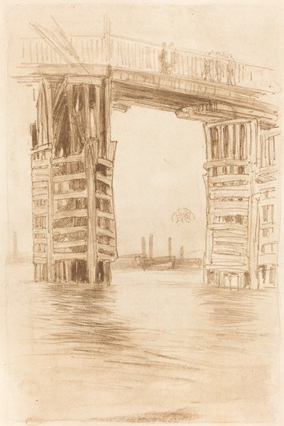 Die hohe Brücke, 1878 von James Abbott McNeill Whistler