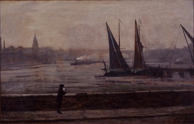 Die Themse von der Battersea-Brücke von James Abbott McNeill Whistler
