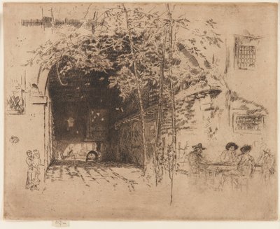 Das Traghetto, Nr. 2, 1879-1880 von James Abbott McNeill Whistler
