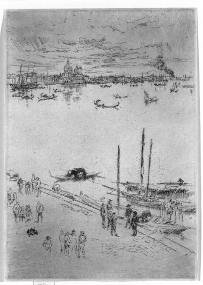 Aufrecht Venedig, 1879-80 von James Abbott McNeill Whistler
