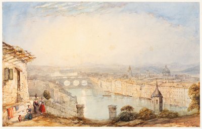 Blick auf Florenz von James Baker Pyne