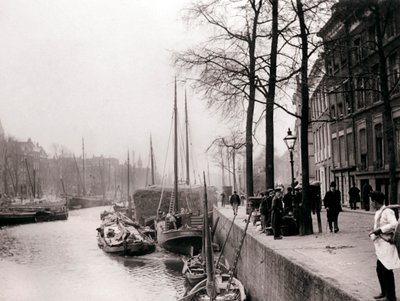 Kanalboote, Rotterdam, 1898 von James Batkin