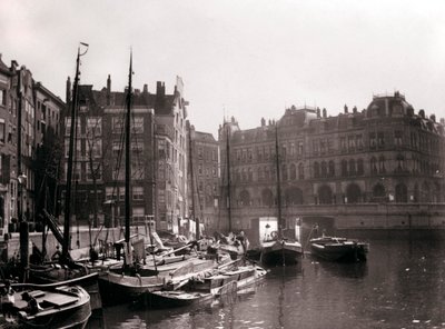 Kanalboote, Rotterdam, 1898 von James Batkin