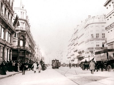 Straßenszene, Brüssel, 1898 von James Batkin