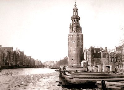 Der Montelbaanstoren, Amsterdam, 1898 von James Batkin