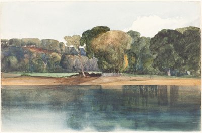 Landschaft mit Bäumen und Wasser von James Bulwer