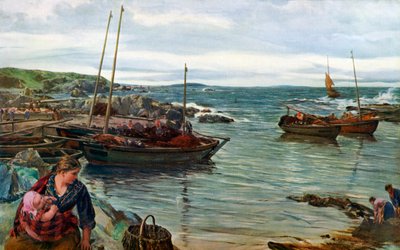 Heim mit der Flut, 1880, 1912 von James Clarke Hook