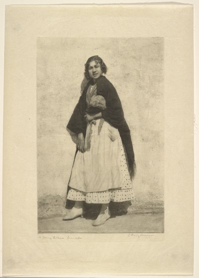 Eine junge Gitana, Granada von James Craig Annan