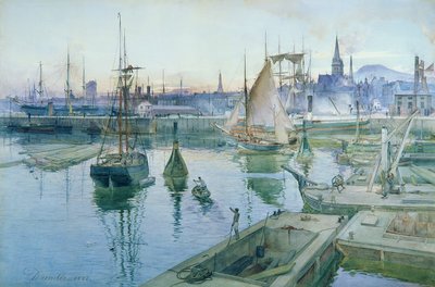 Dundee vom Hafen, 1888 von James Douglas