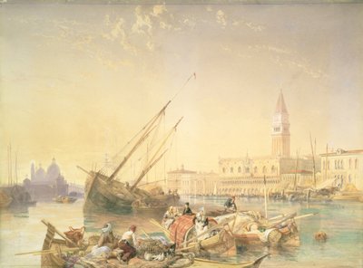 Der Große Kanal, Venedig von James Duffield Harding