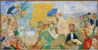 Die heruntergerissene Maske von James Sidney Ensor
