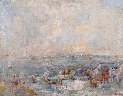 Der Karneval am Strand von James Ensor