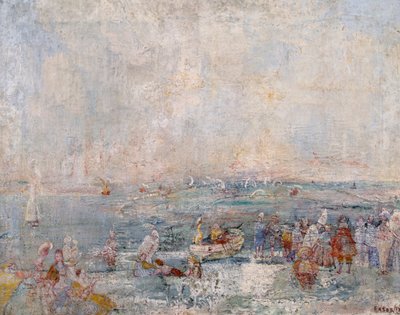 Der Karneval am Strand von James Ensor