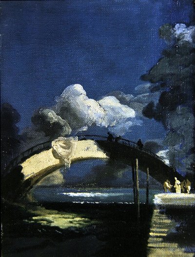 Venezianische Brücke von James Ferrier Pryde
