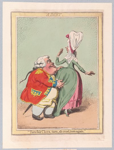 Ein Duett von James Gillray