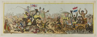 Aushang zur Wahl von James Gillray