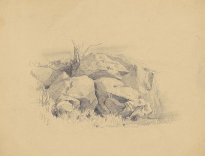 Felsen, 1839 von James Goodwin Clonney