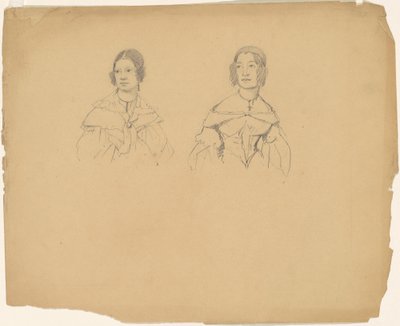 Zwei Frauen von James Goodwyn Clonney