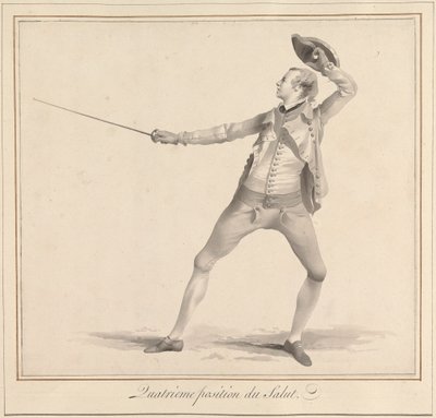 Vierte Position des Grußes von James Gwin