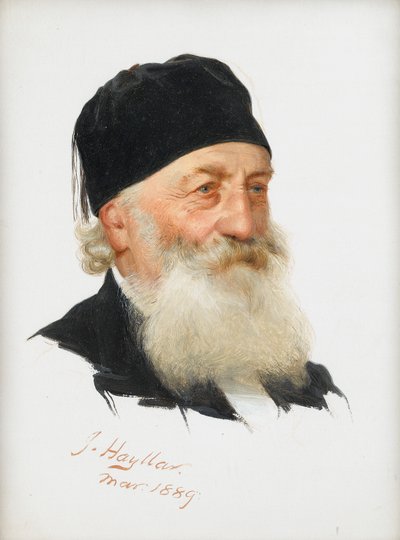 Studie eines bärtigen Herrn, 1889 von James Hayllar