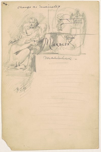 Studie für "Murmelspiele" von James Henry Moser