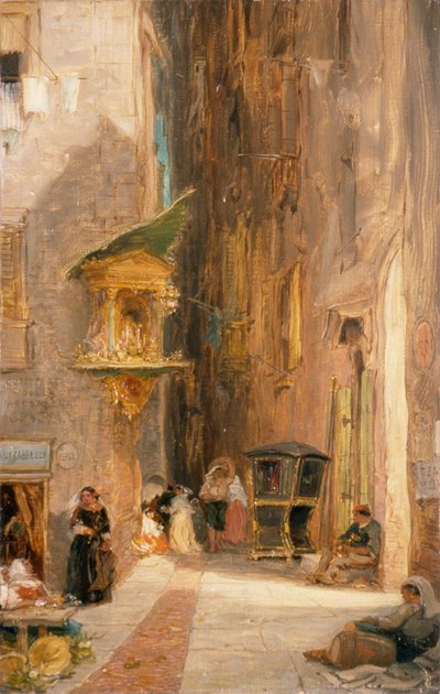 Straße in Genua von James Holland