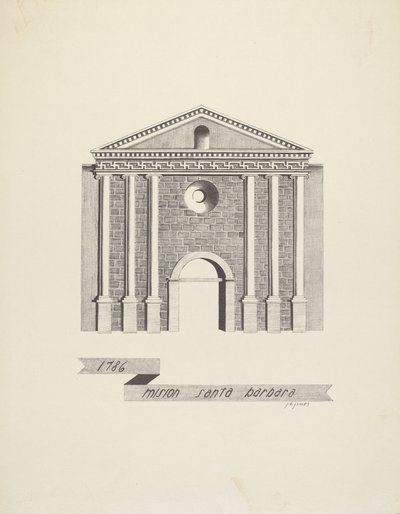 Mission Santa Barbara von James Jones