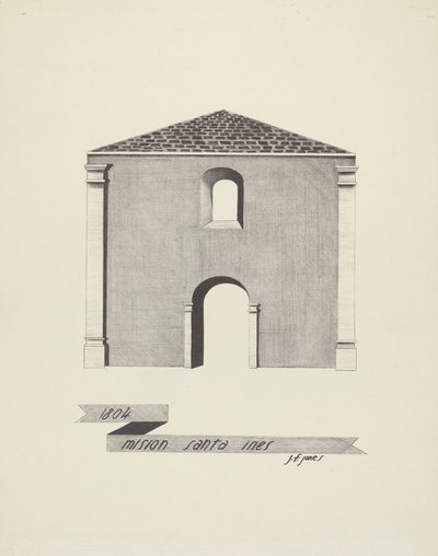 Mission Santa Ines von James Jones