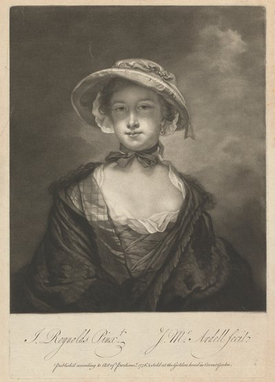Catherine Chambers (geb. Moore) von James McArdell
