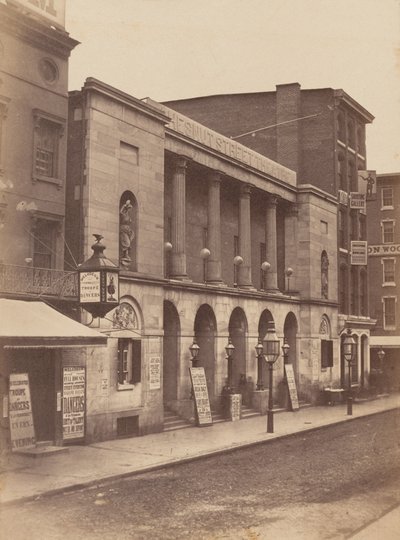 Chesnut Street Theatre, Philadelphia von James McClees
