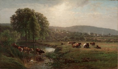 Morgen in Neuengland, 1873 von James McDougal Hart