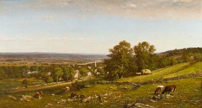Friedliche Häuser, 1868 von James McDougal Hart