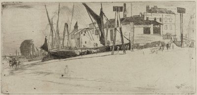 Chelsea Wharf von James Abbott McNeill Whistler