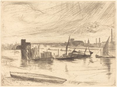 Früher Morgen, Battersea von James Abbott McNeill Whistler