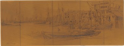 Radierplatte: Thames Warehouses von James Abbott McNeill Whistler