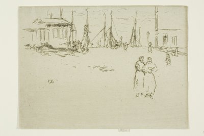 Fischereihafen, Ostende von James Abbott McNeill Whistler
