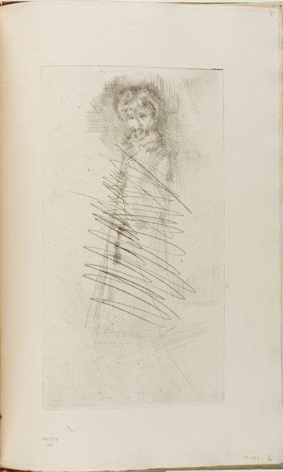 Stehendes Mädchen von James Abbott McNeill Whistler