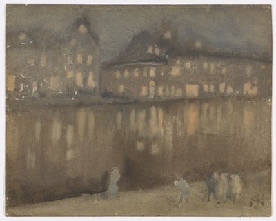 Großer Kanal, Amsterdam; Nocturne von James Abbott McNeill Whistler
