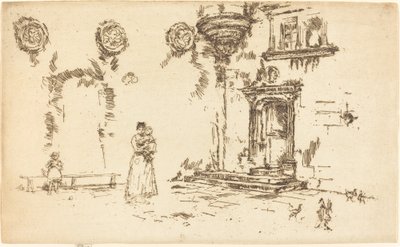 Hotel Lallement, Bourges von James Abbott McNeill Whistler