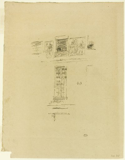 Hôtel Colbert, Fenster von James Abbott McNeill Whistler