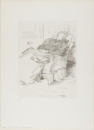 Die schöne Dame schläft von James Abbott McNeill Whistler